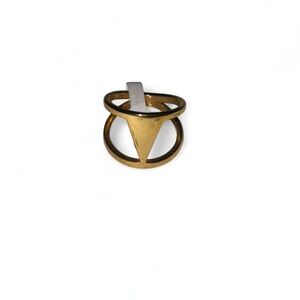Gold Plated Triangle Ring